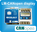 Unidad de control pesacargas LM-CANopen® con display