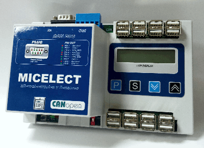 LM-CANopen DISPLAY load weighing controller for elevators and lifts by MICELECT