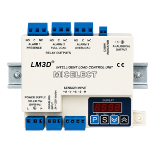 Unidad de control pesacargas LM3D de MICELECT reducida