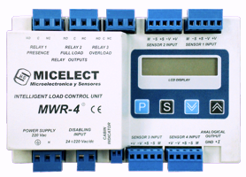 Unidad de control pesacargas MWR-4 de MICELECT