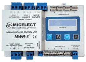 Unidad de control pesacargas MWR-8 de MICELECT